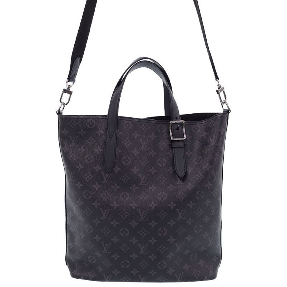 Louis Vuitton Tote Eclipse Monogram Bag Black Apo… - image 2